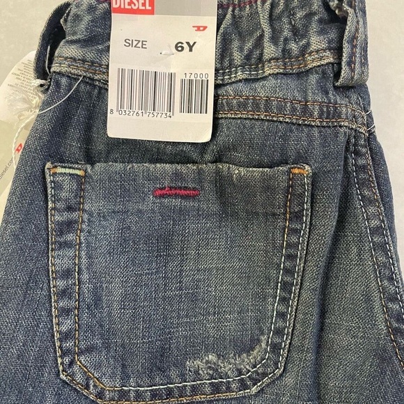 NWT DIESEL GIRLS KIDS JEANS DENIM PANTS SIZE 6Y - Picture 9 of 14